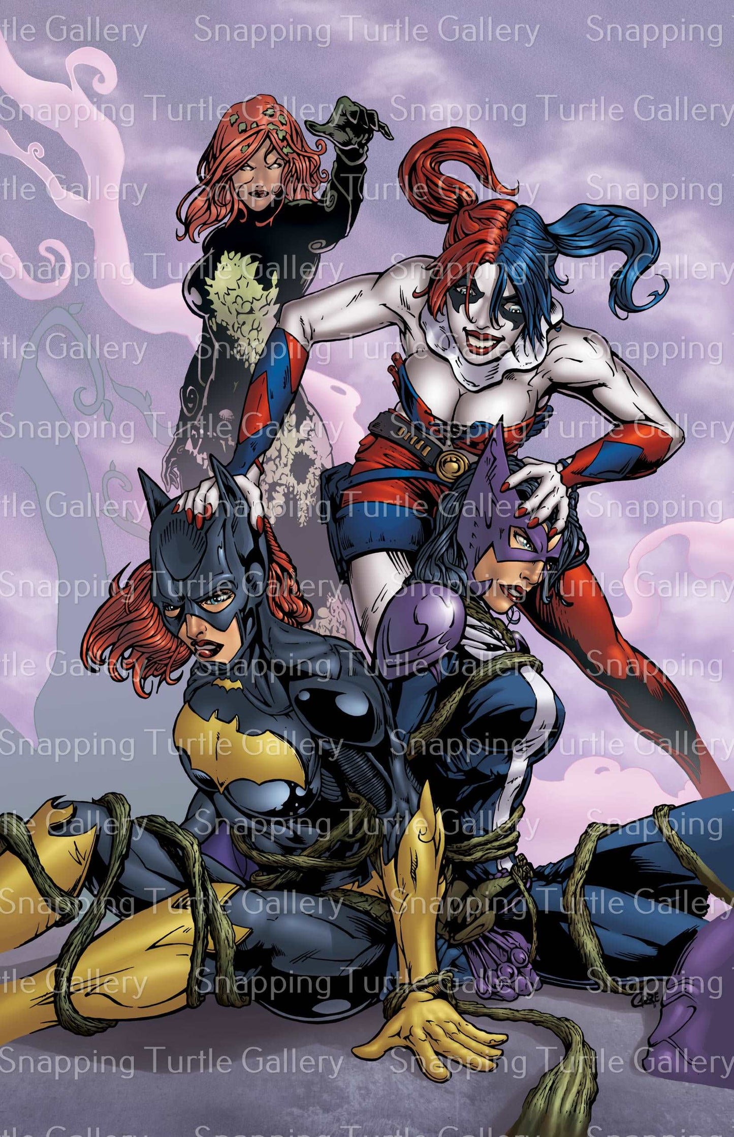 Batgirl and Huntress Femme Fatales - Snapping Turtle Gallery