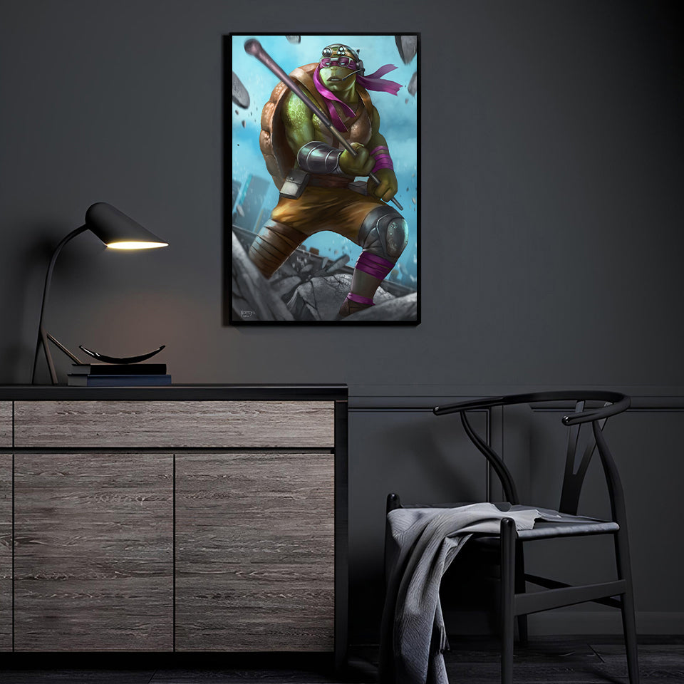Techno Forge Donatello Wall Art Poster Print – TMNT Donatello by Nopeys