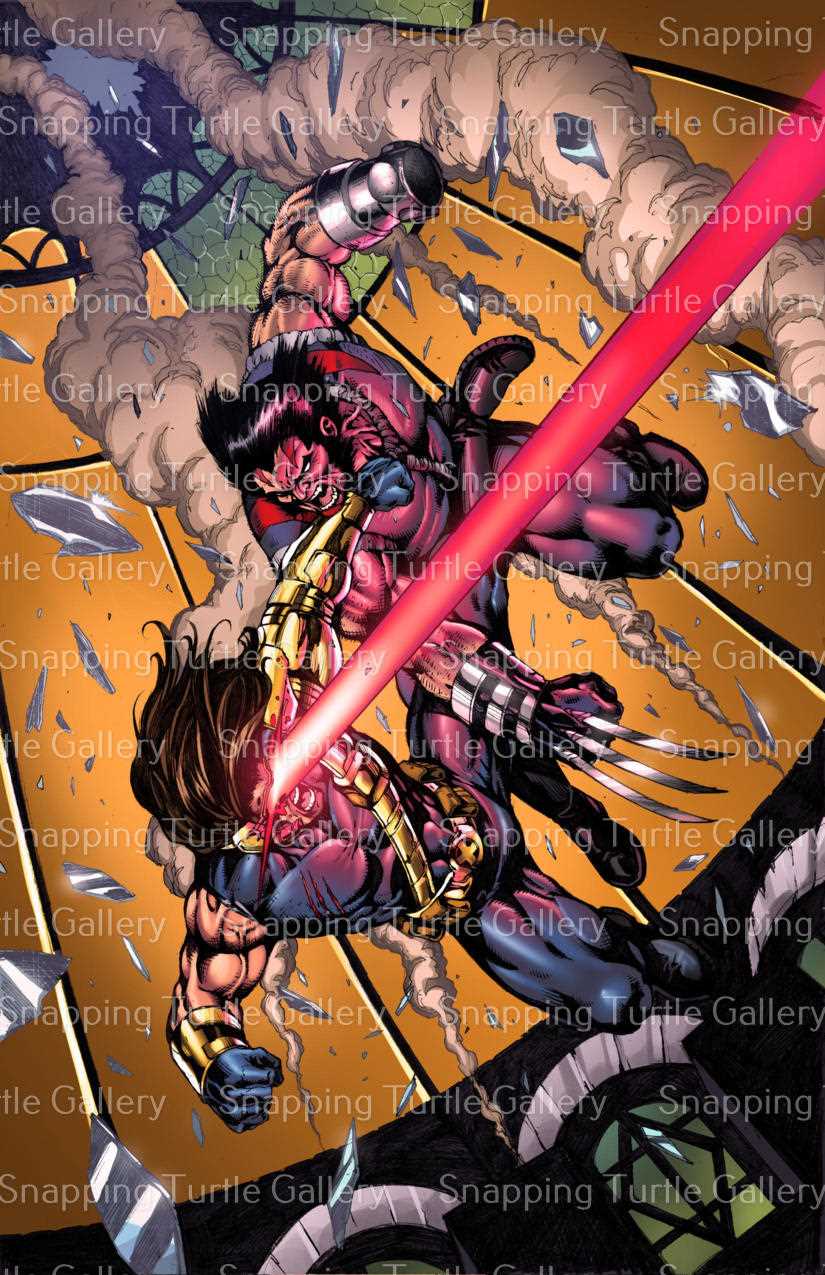 Age of Apocalypse Wolverine vs Cyclops - Snapping Turtle Gallery