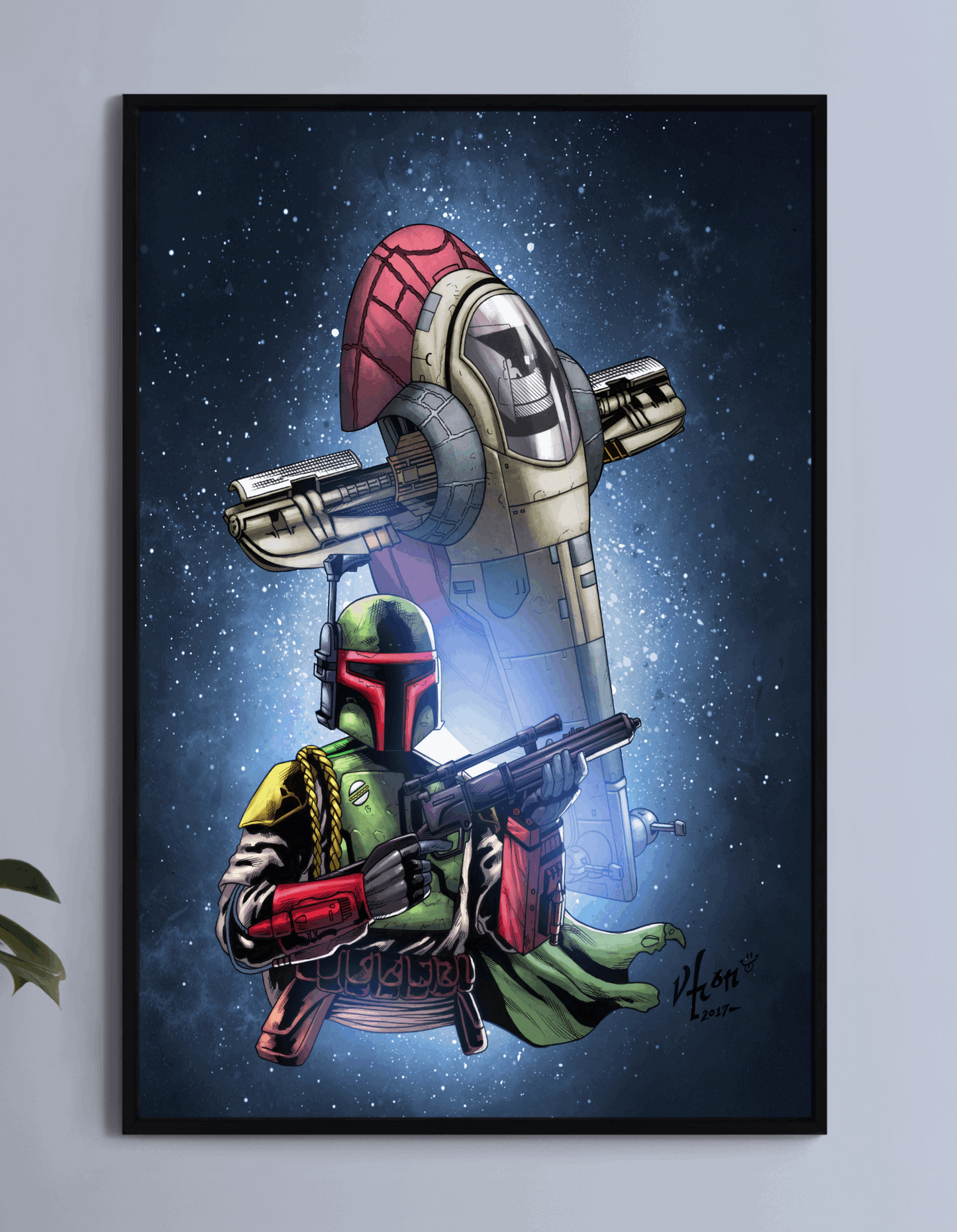 Boba Fett and Slave 1