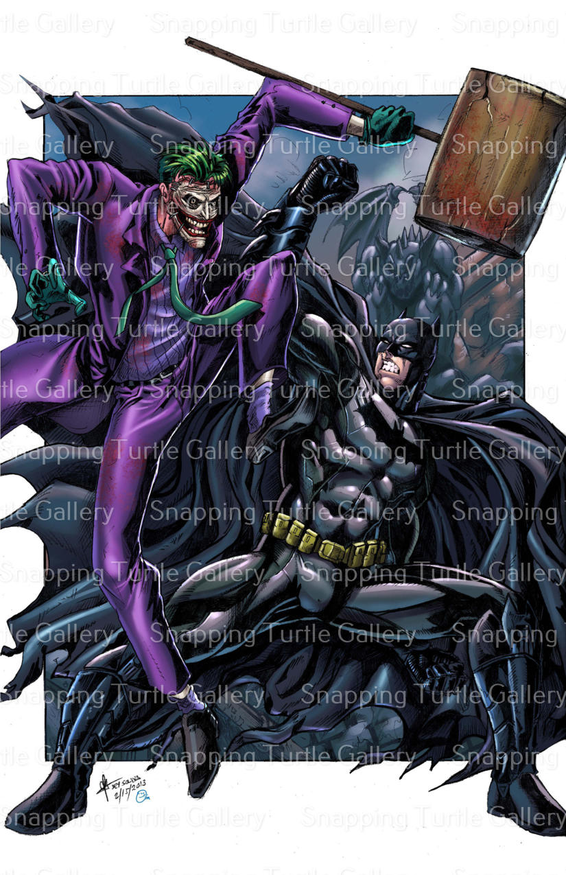 Joker vs Batman Wall Art