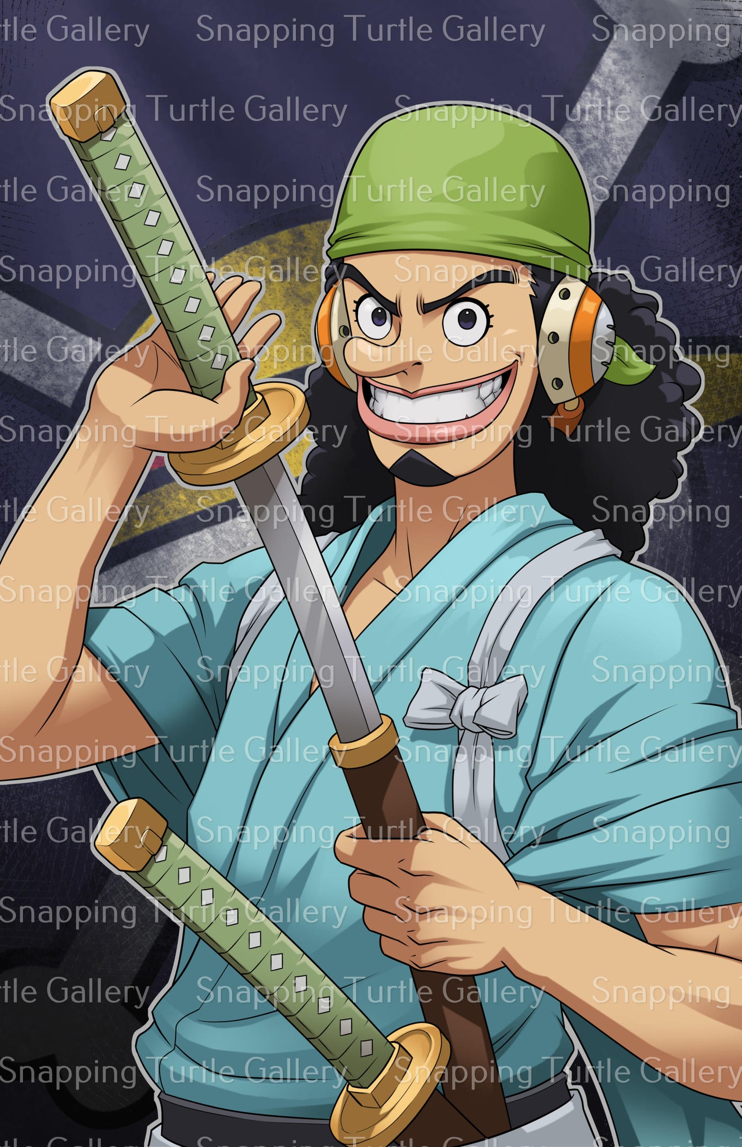 One Piece Pirate Usopp Wall Art