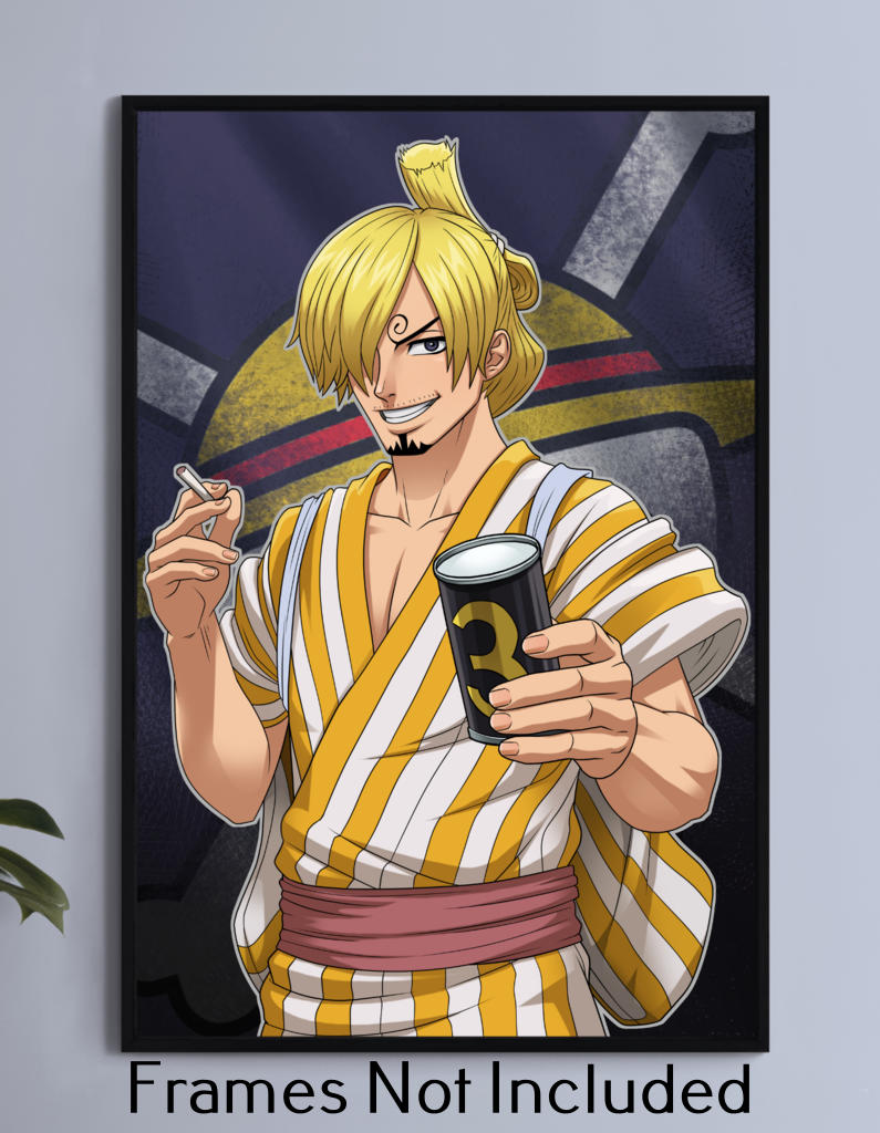 One Piece Pirate Sanji Wall Art