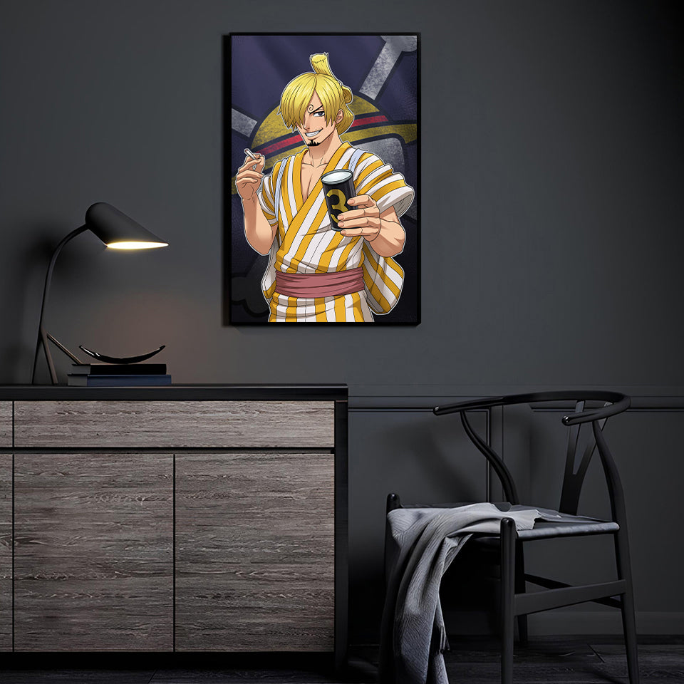 Black Leg Chef Wall Art