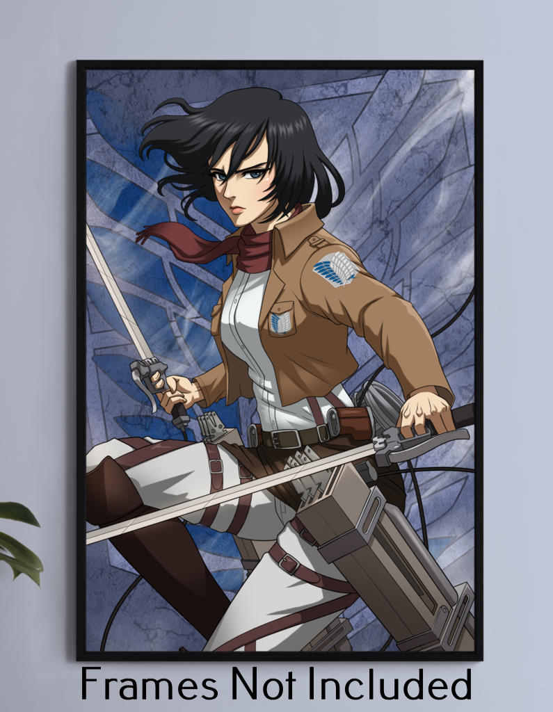 Attack on Titan Mikasa Wall Art