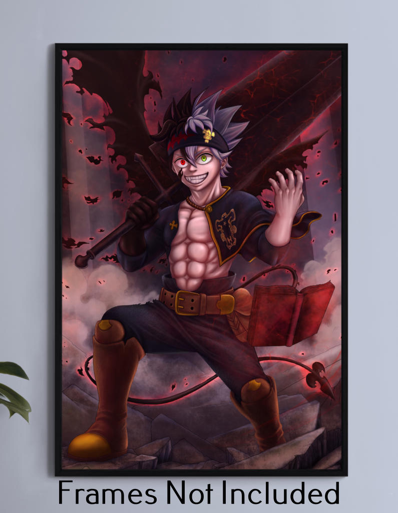 Black Clover Asta Wall Art