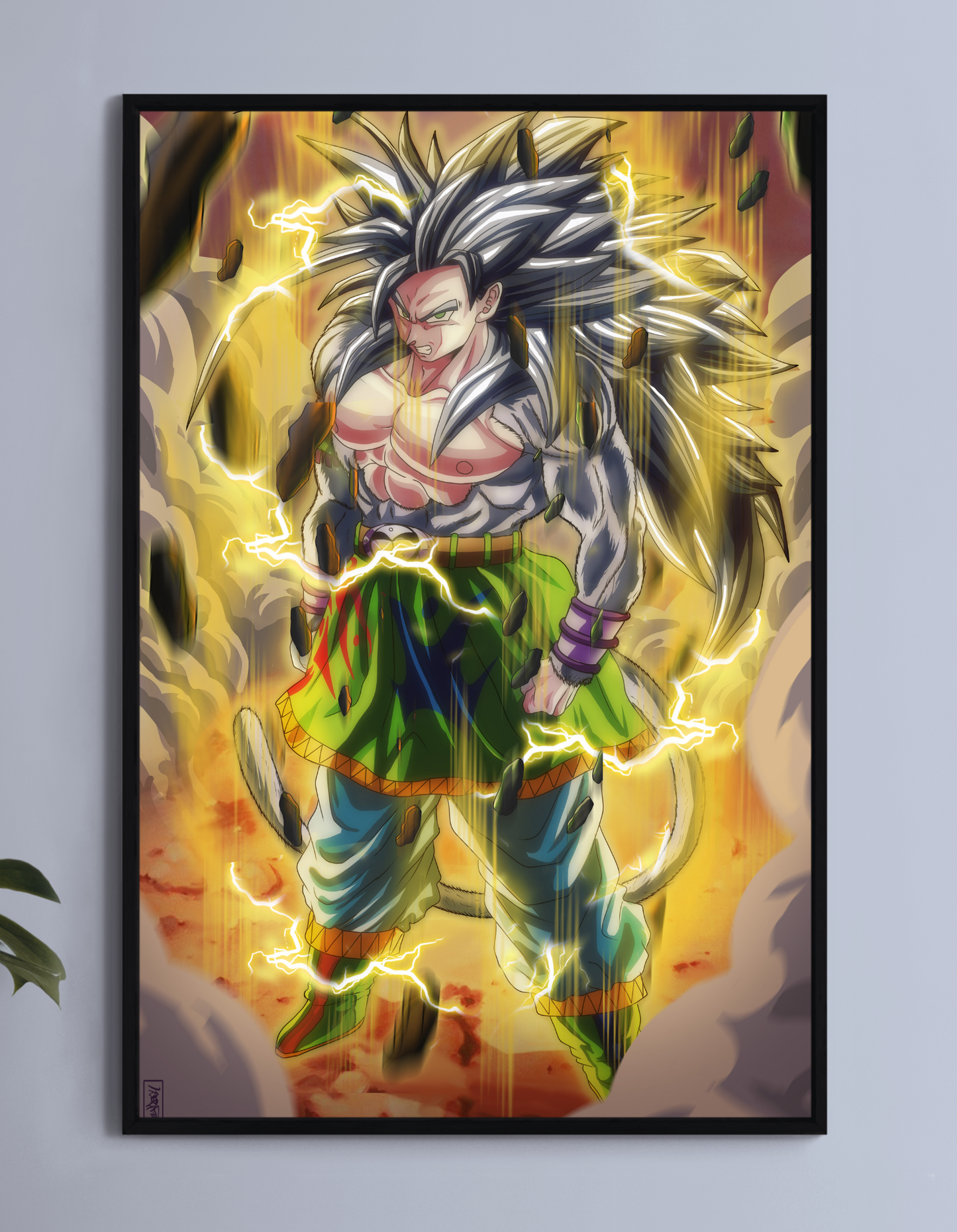 Super Saiyan 5 Goku Wall Art