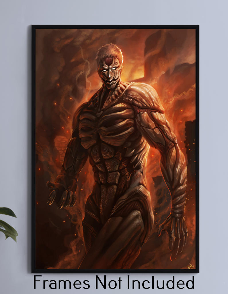 The Armored Titan Wall Art