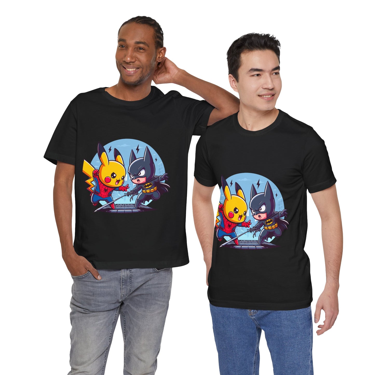 Anime Mashup Spider-Chu Vs Batchut-Shirt T-Shirt