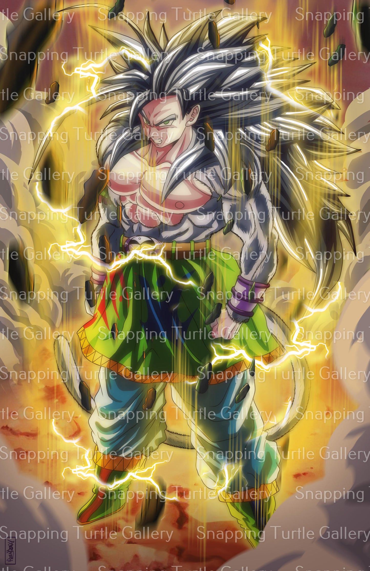 Super Saiyan 5 Goku Wall Art