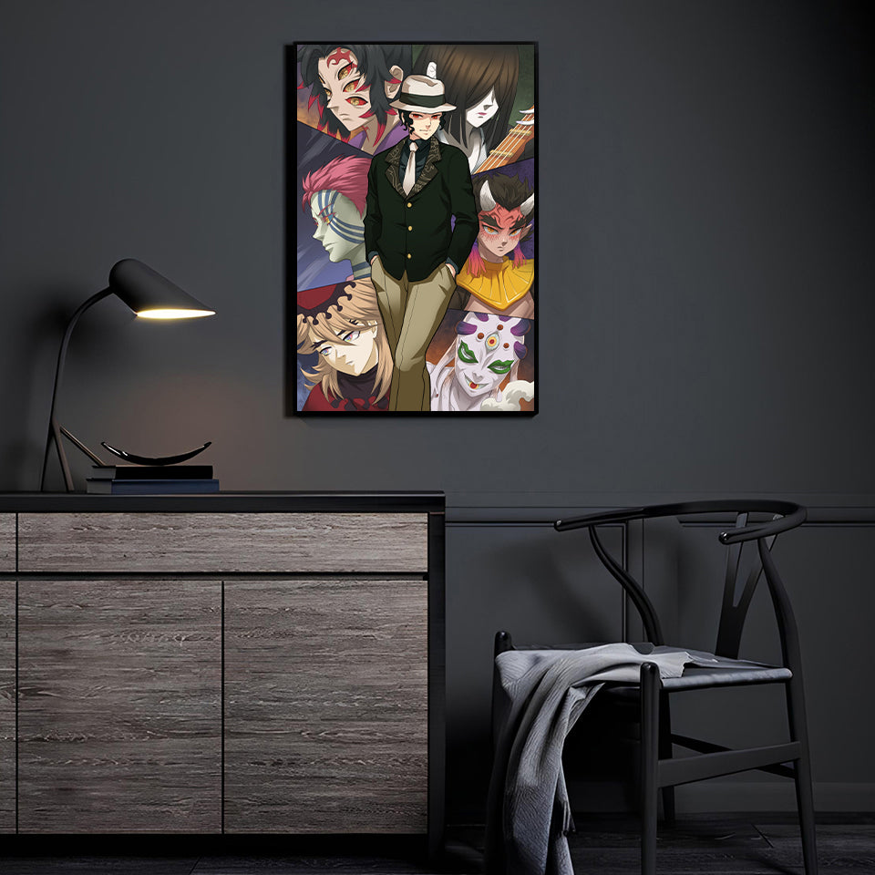 Upper Demons of Demon Slayer Wall Art