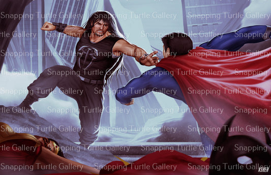 Roman Reigns VS Superman - Snapping Turtle Gallery