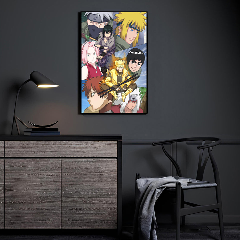 Team Hero Naruto Wall Art