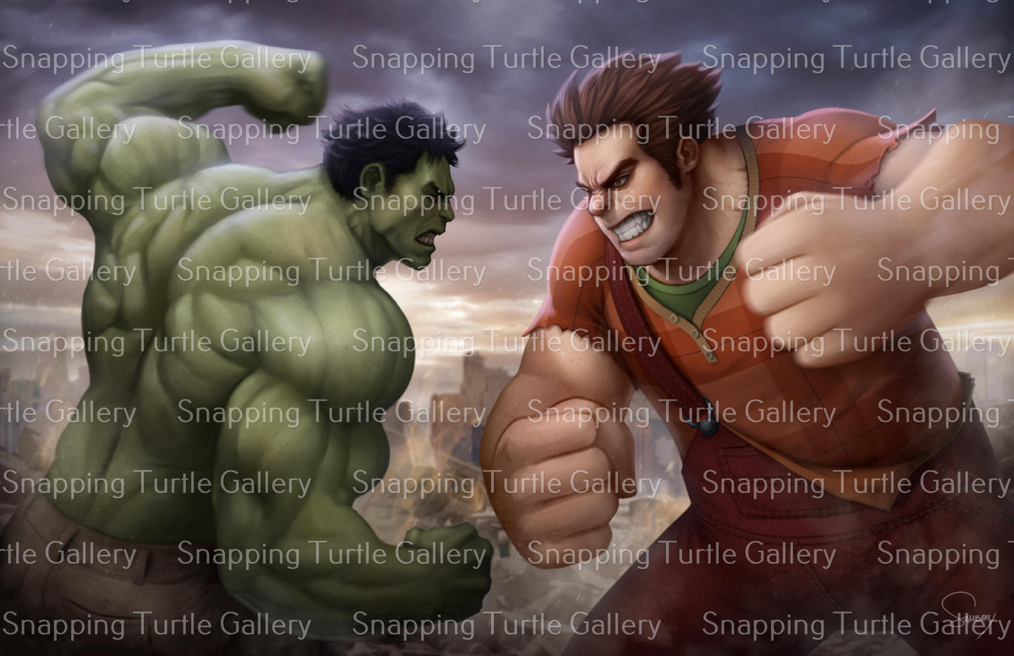 Wreck-It Ralph vs Indestructible Hulk - Snapping Turtle Gallery