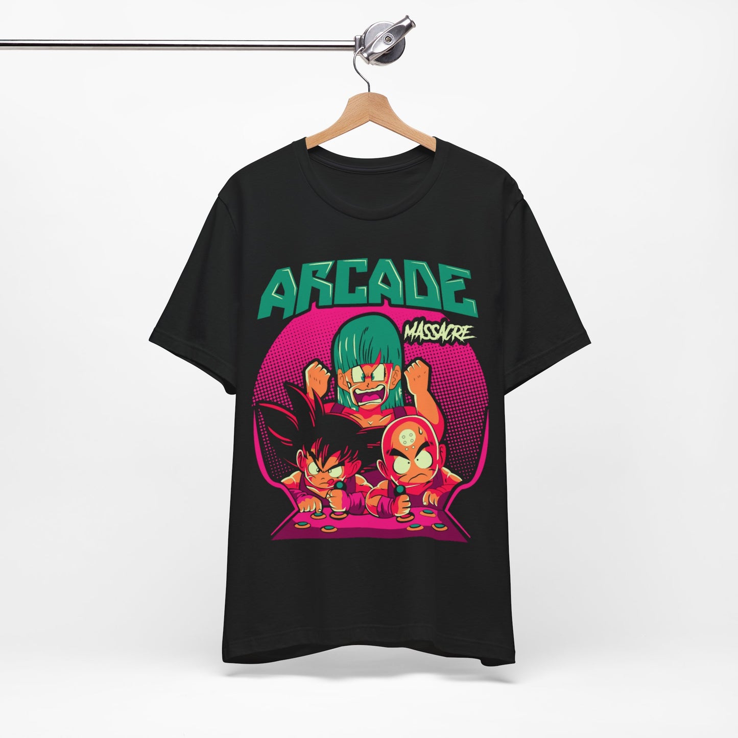 Arcade Massacre Krillin Vs Goku T-Shirt
