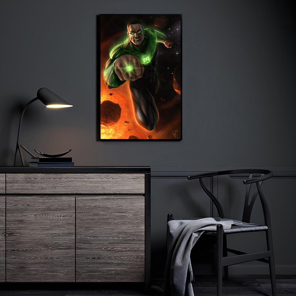 Emerald Guardian Wall Art
