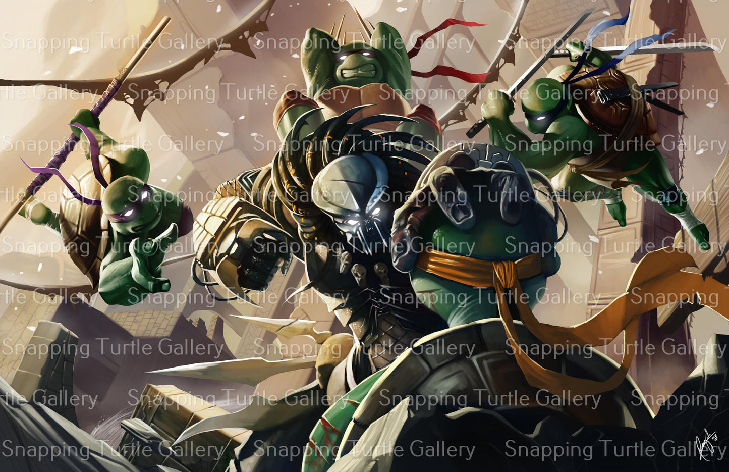 Predator Vs Mutant Teens - Snapping Turtle Gallery