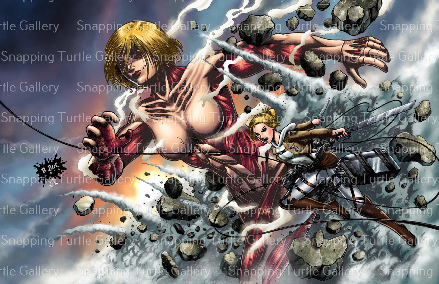 attack on titan ANNIE Richard Bue Snapping Turtle Gallery