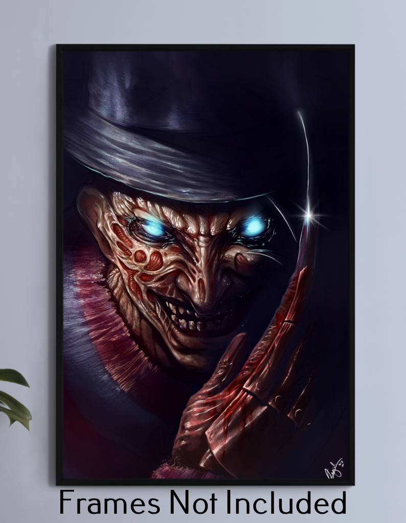 Nightmares Back Freddy Wall Art