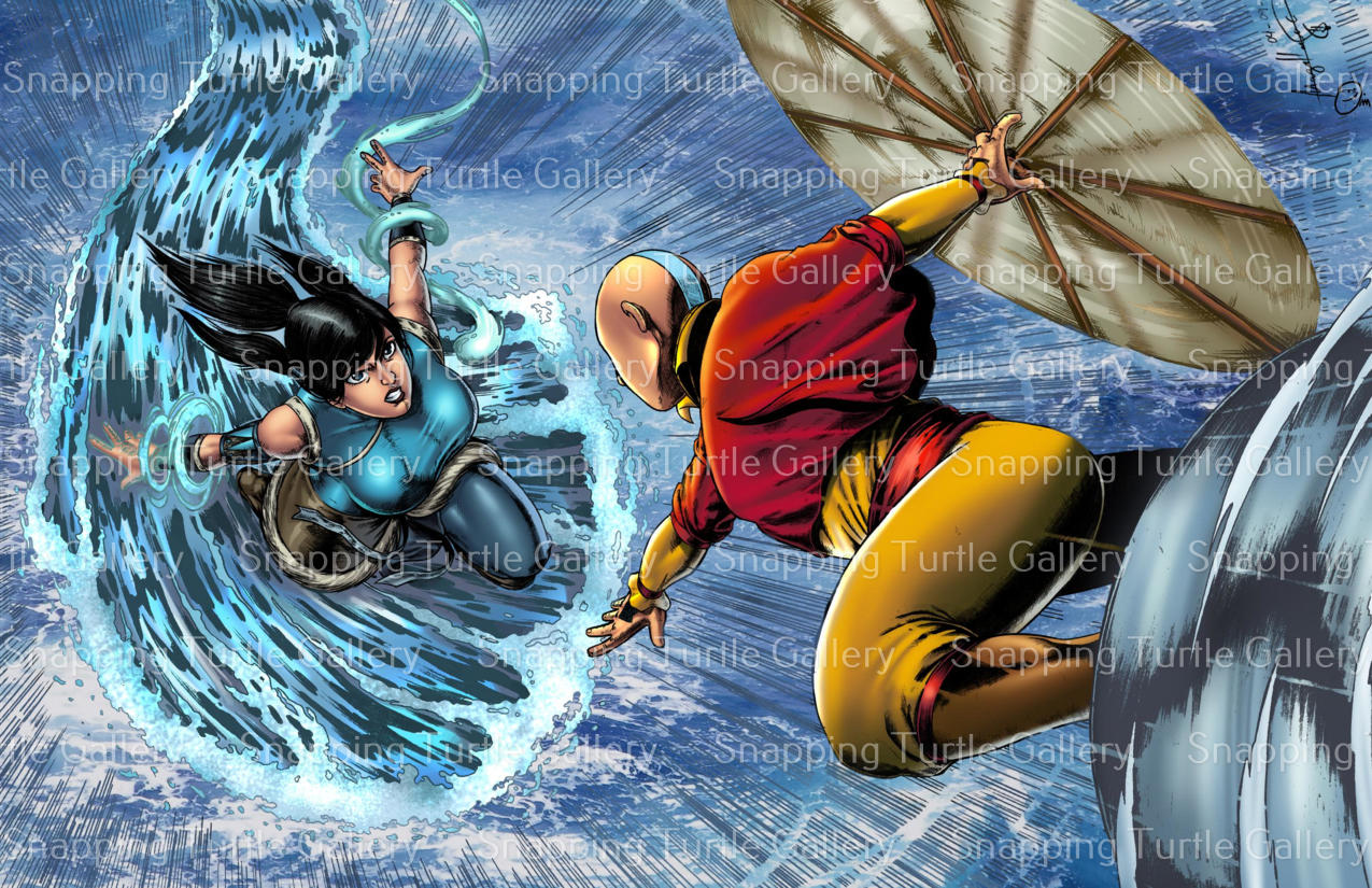 Legend of Korra vs. Aang Snapping Turtle Gallery