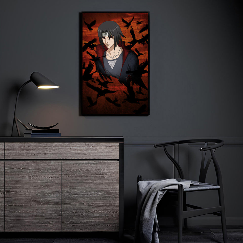 Itachi vs. Naruto Wall Art