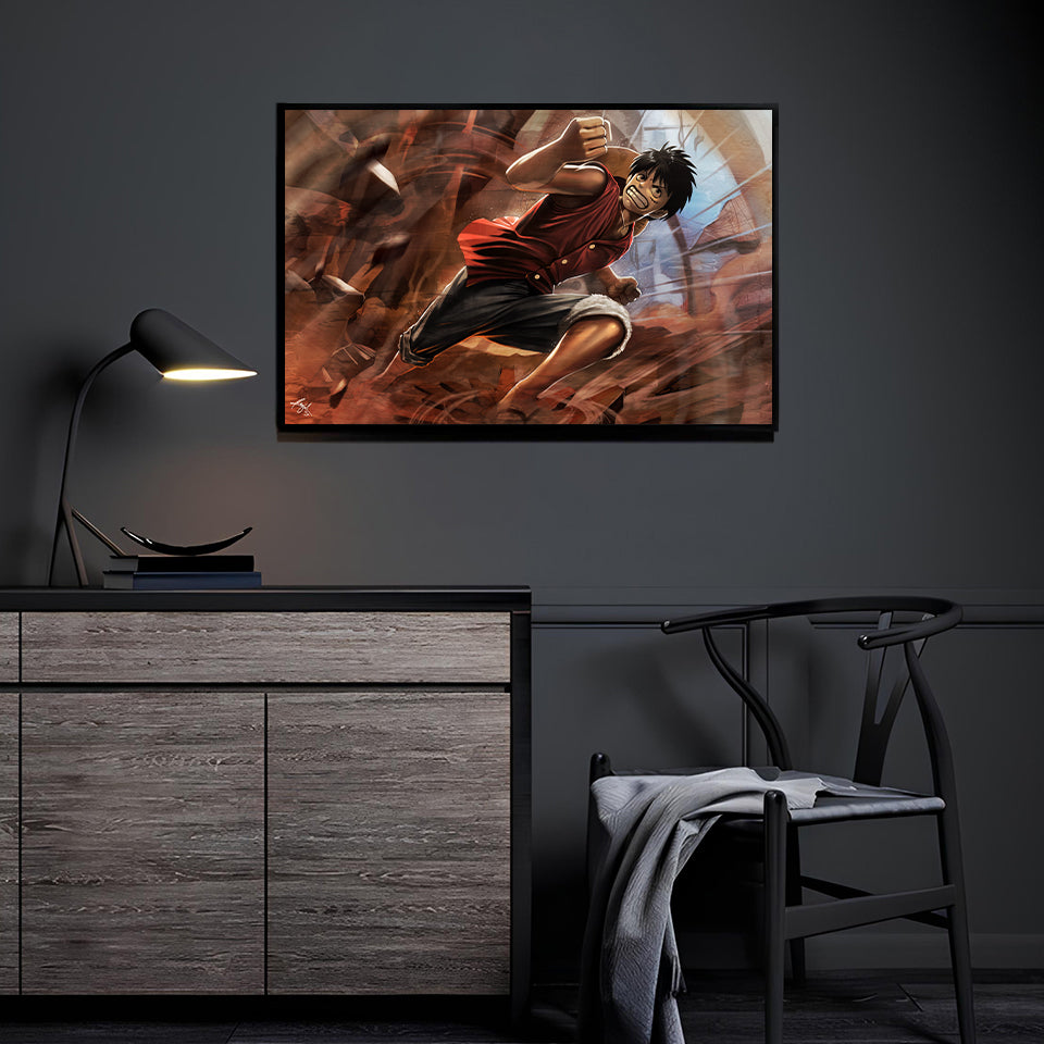 There can only be One Piece Luffy Wall Art