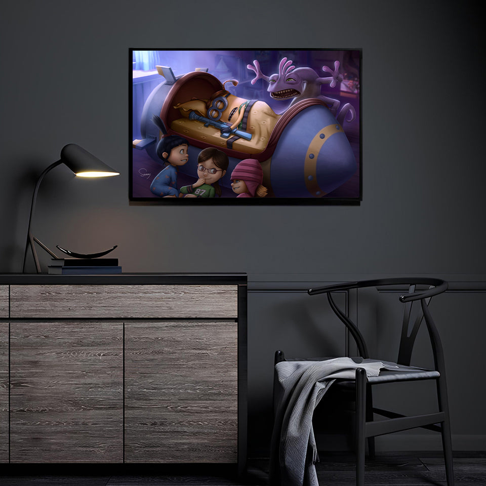 Monsters Vs Minions Wall Art