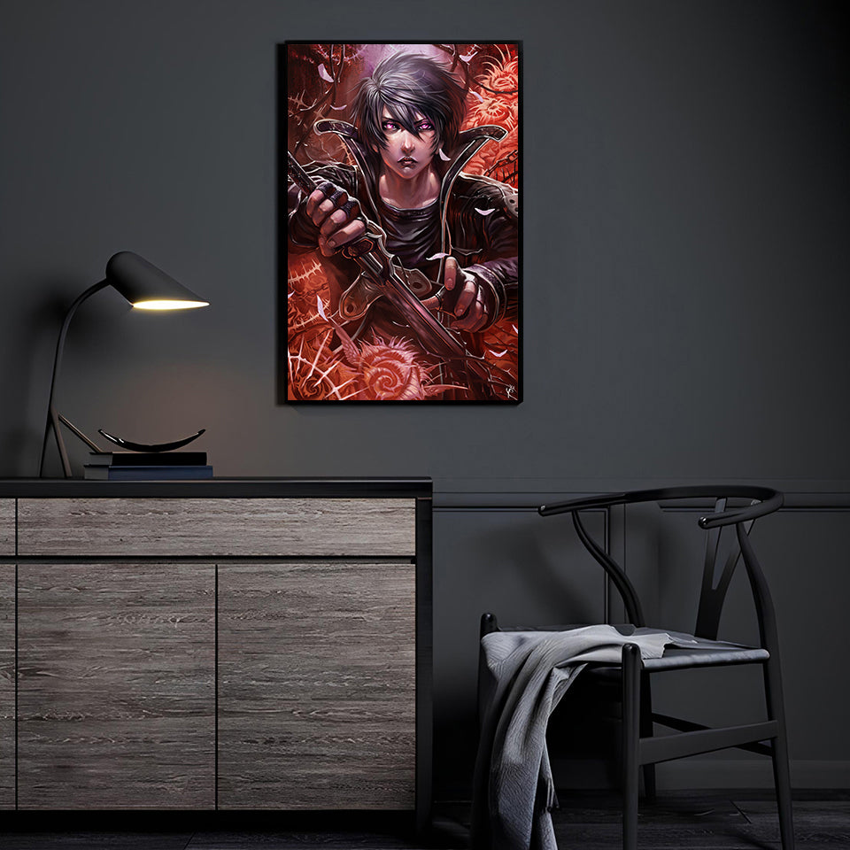 Sword Art Online Kirito Wall Art