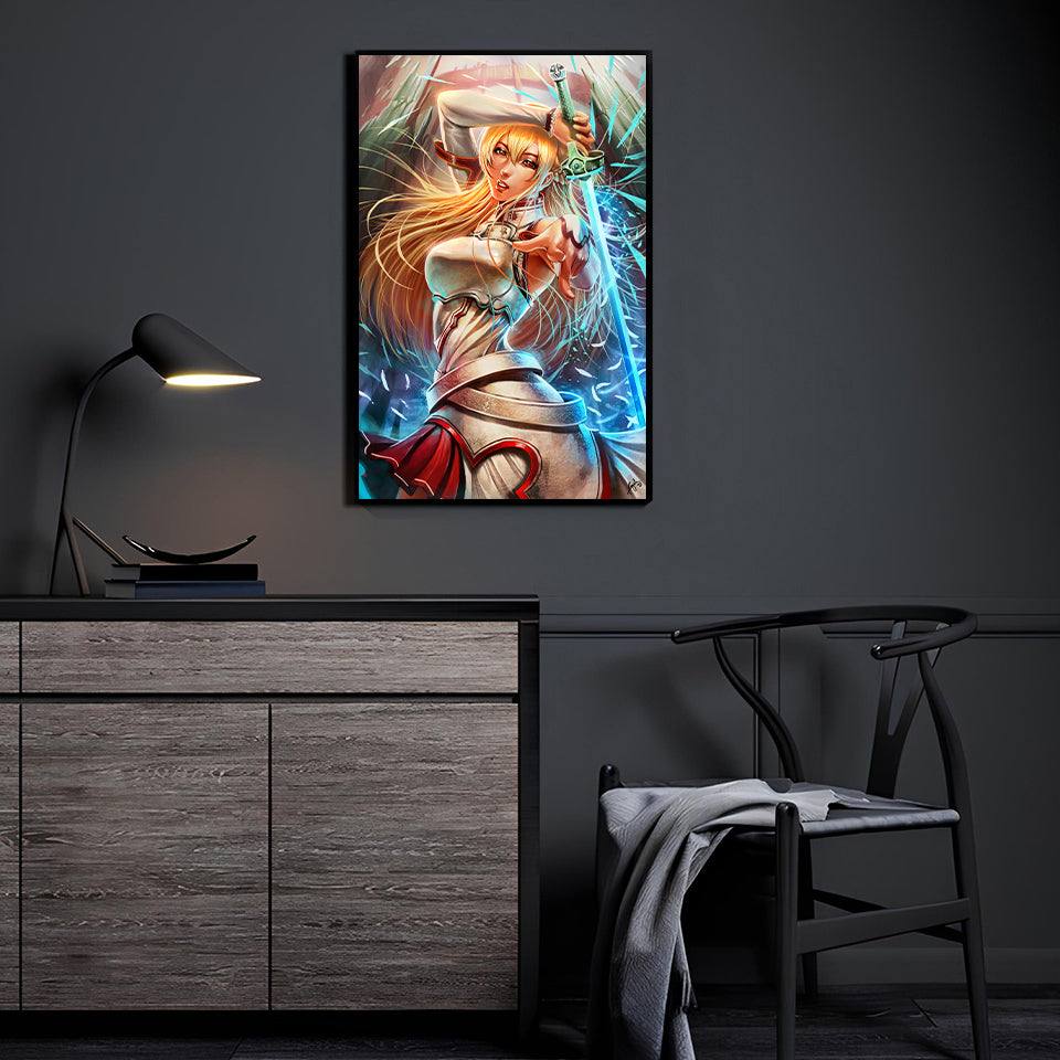Lightning Valor Blade Wall Art