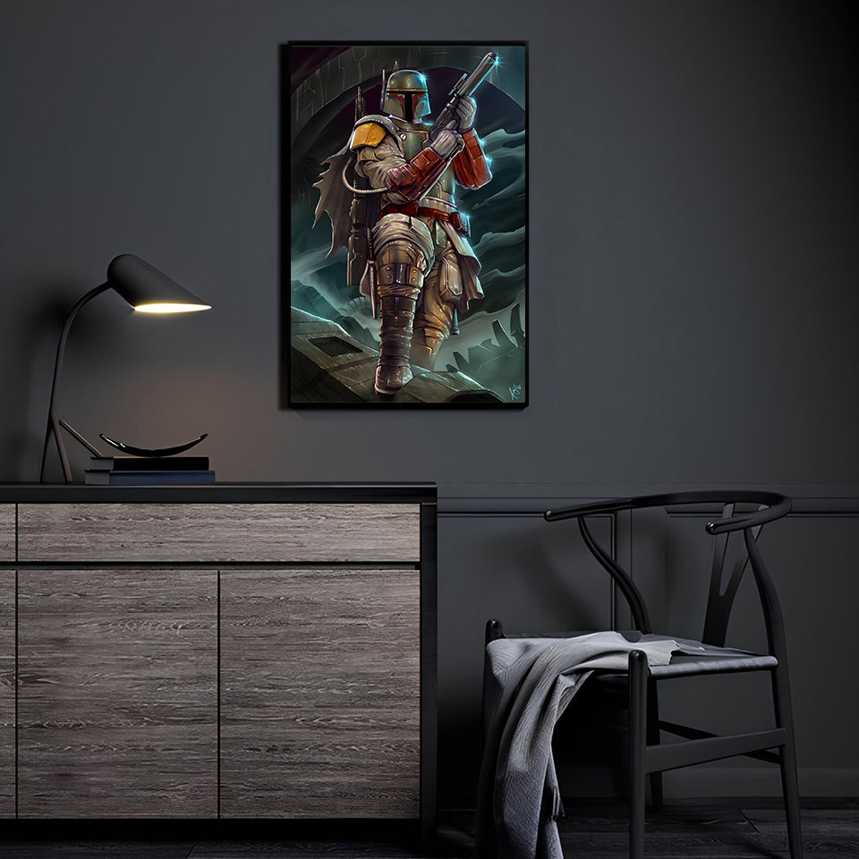 Galactic Hunter’s Vow Wall Art