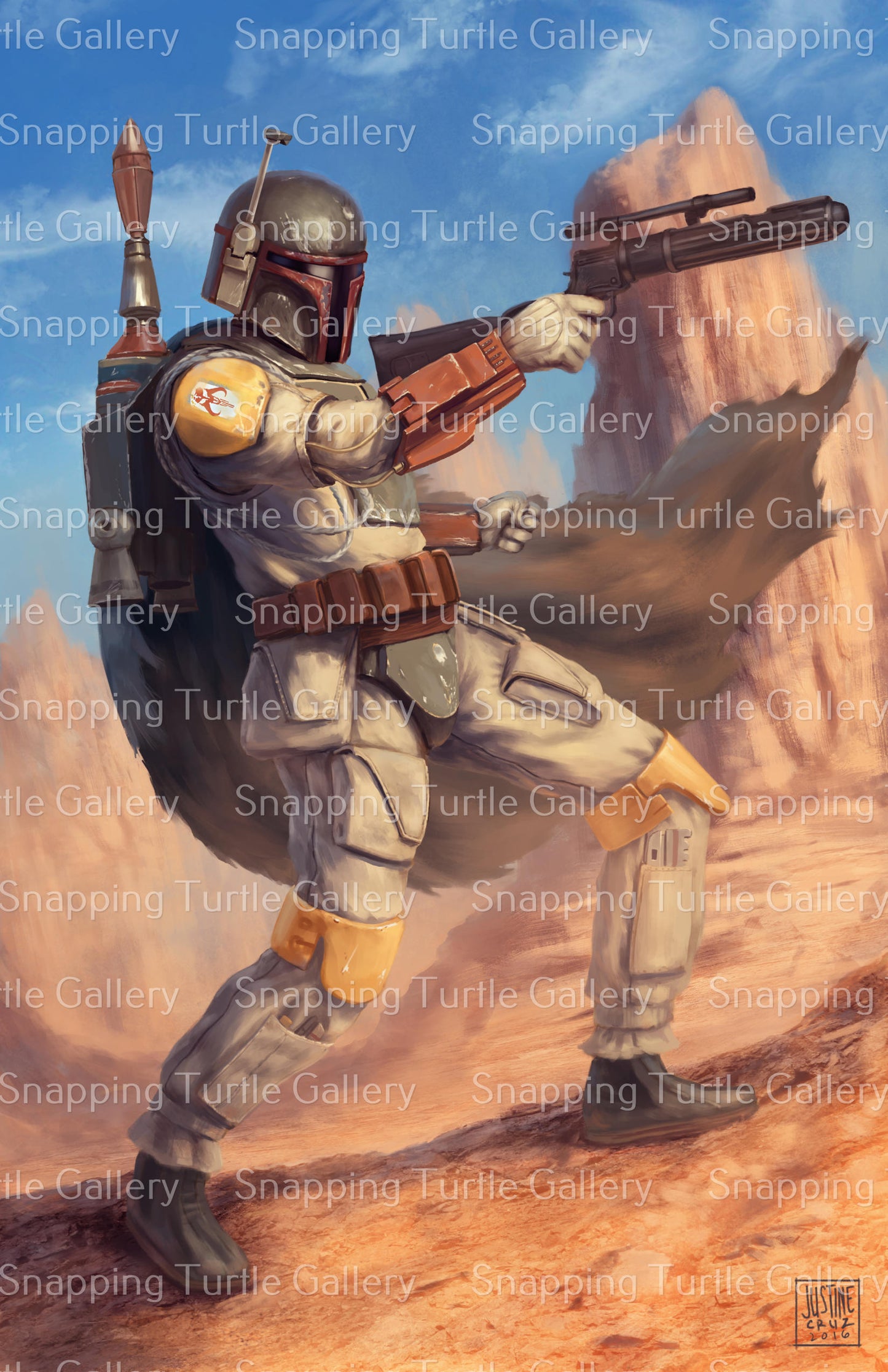 STAR WARS BOBA FETT Justin Cruze Snapping Turtle Gallery