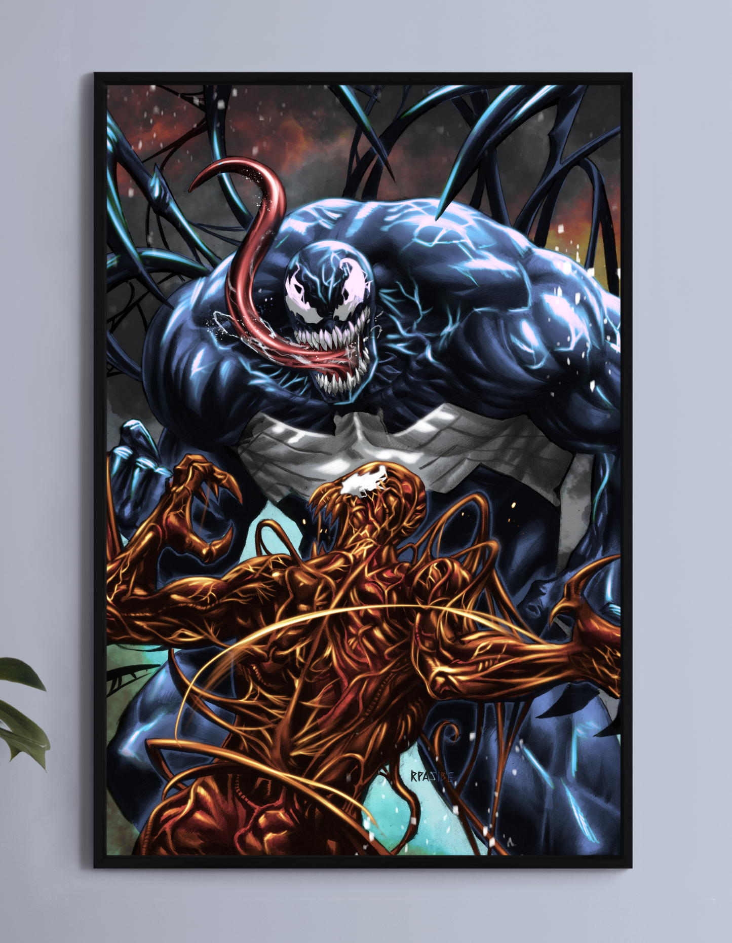 Venom Vs Carnage Wall Art