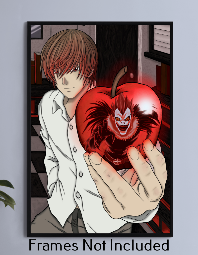 Death Note Light Wall Art