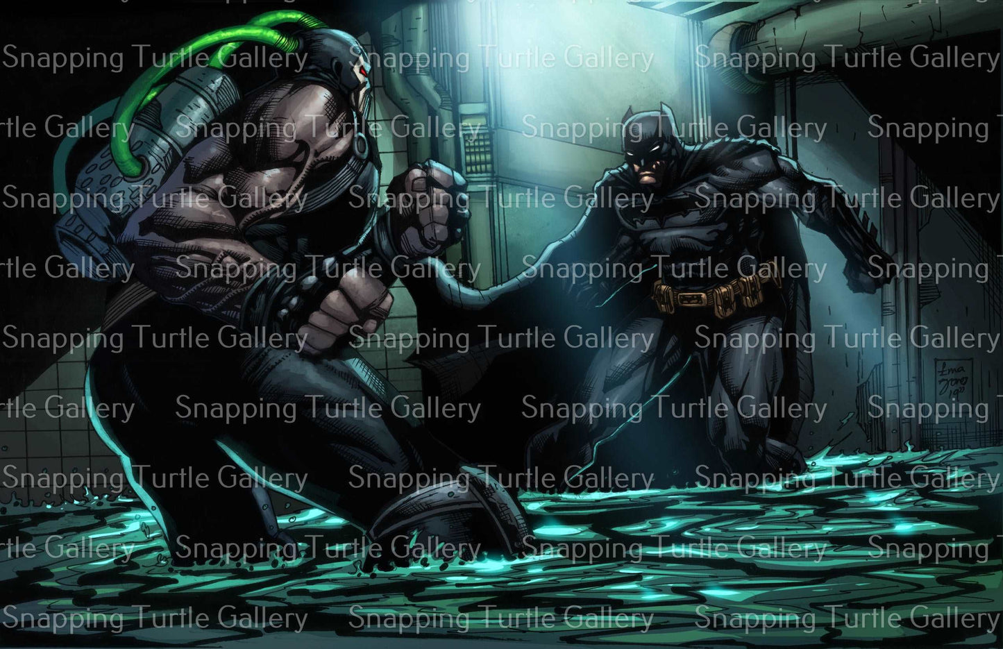 Batman vs Bane - Snapping Turtle Gallery