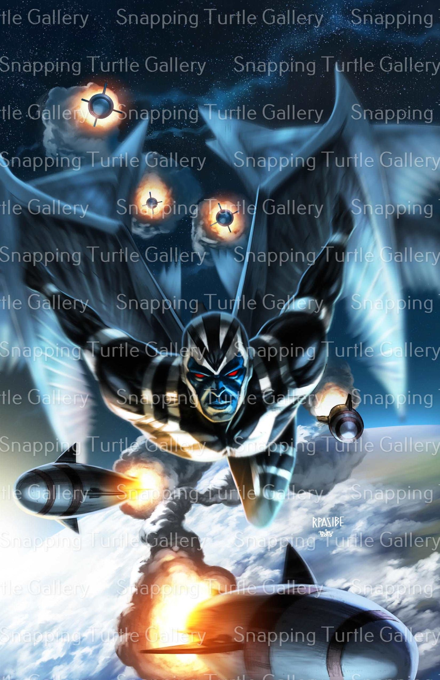 Battle ready Archangel X-Men - Snapping Turtle Gallery