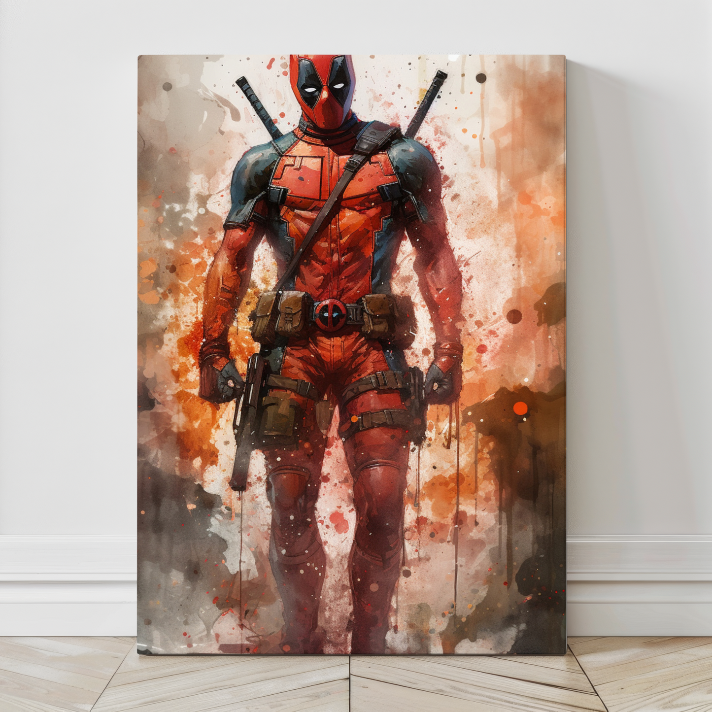 Crimson Chaos 24x36 Canvas – Snapping Turtle Gallery