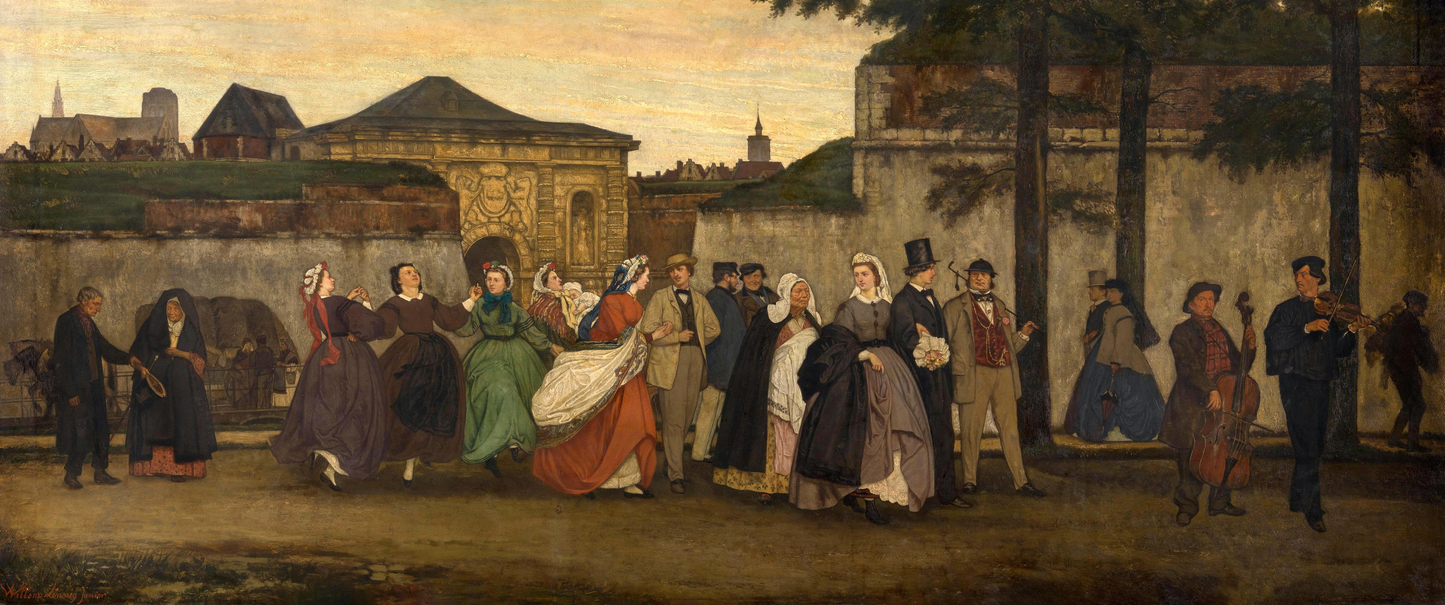 Festival March wall art in 11x26 canvas print format – available at Snapping Turtle Gallery