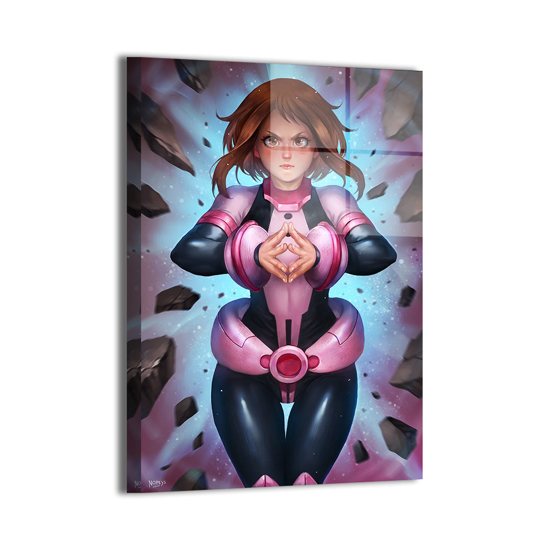 Ochaco Uraraka My Hero Academia 24x36 metal wall art