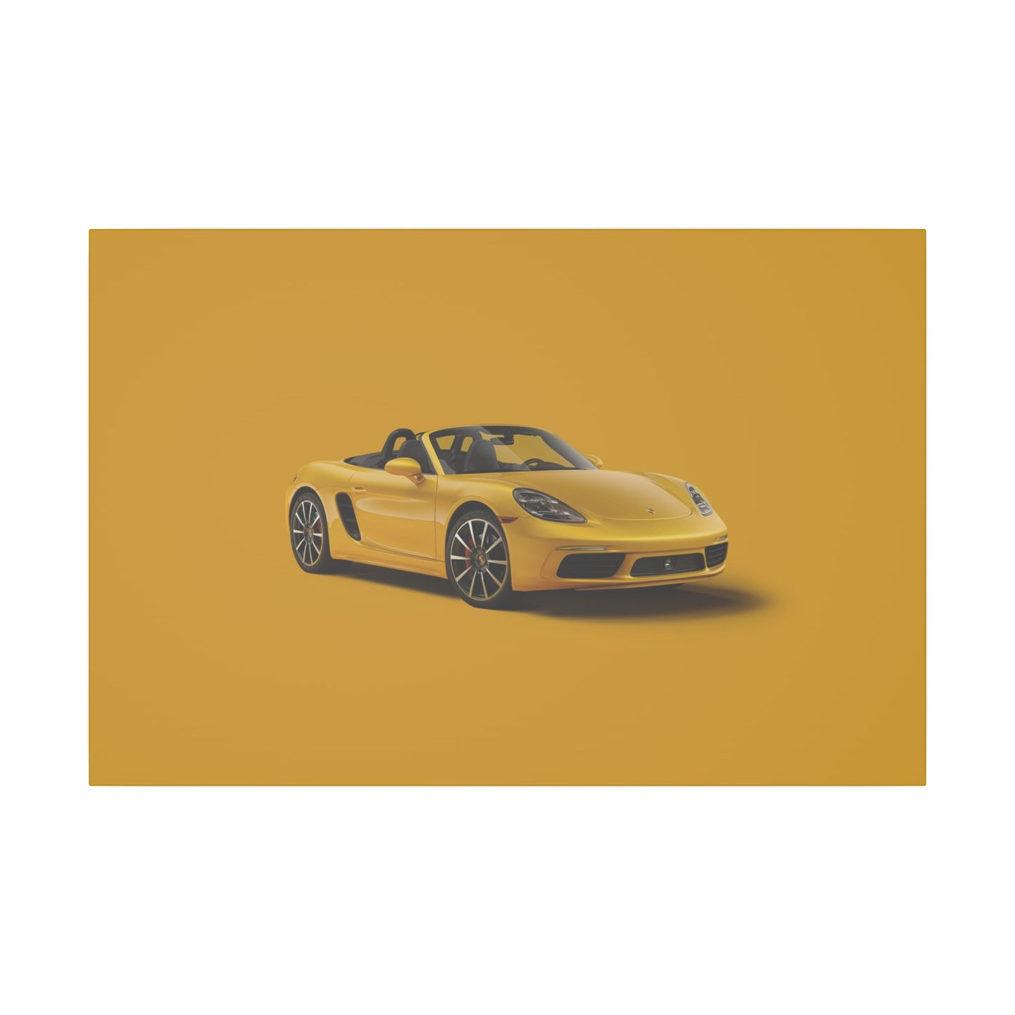 12x18 metal print of the Porsche 718 Boxster — bold anime-style tribute to Porsche’s beloved roadster.