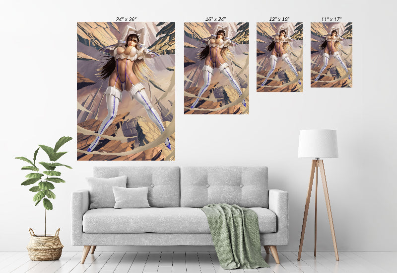 Imperial_Blade_Ascension_24x36_Size Chart_Print_Snapping_Turtle_Gallery