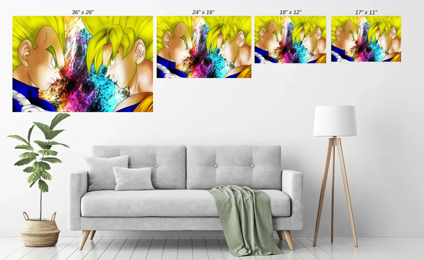 Super Saiyan Showdown Wall Art