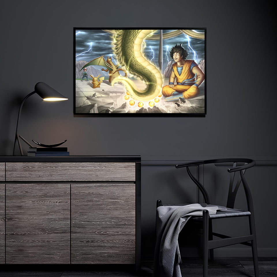Dragon Wish Crossover by Oliver Morit displayed in a modern room.