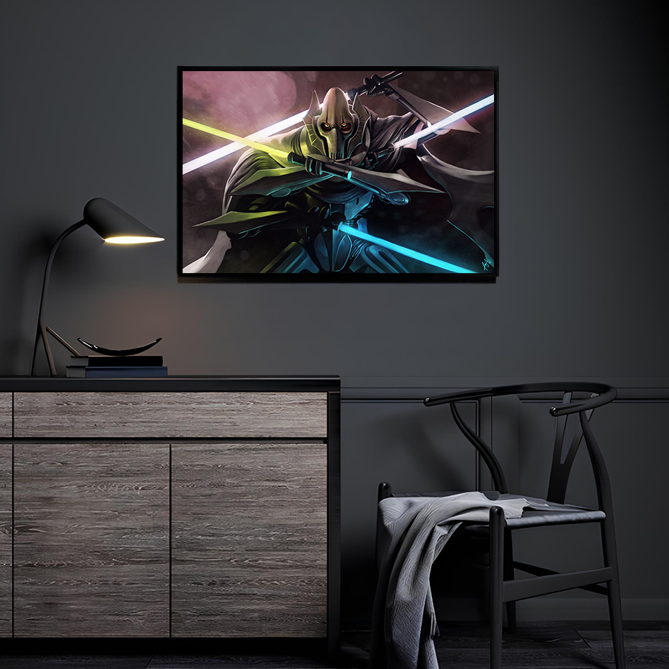 Jedi Hunter General by Ceasar displayed in a modern room.