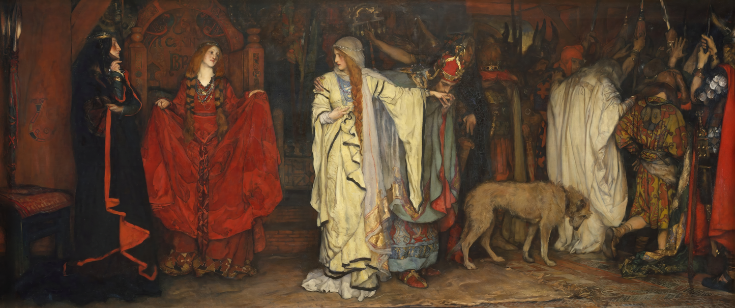 Royal Court wall art in 11x26 canvas print format – available at Snapping Turtle Gallery