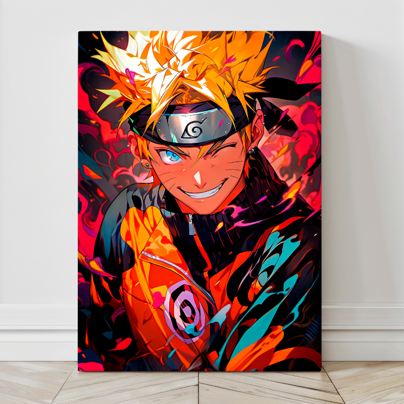 Large format Naruto Uzumaki canvas wall art – Snapping Turtle Gallery