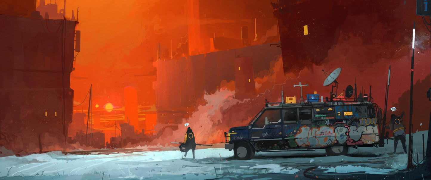 Storm Chaser's Watch wall art in 11x26 canvas print format – available at Snapping Turtle Gallery