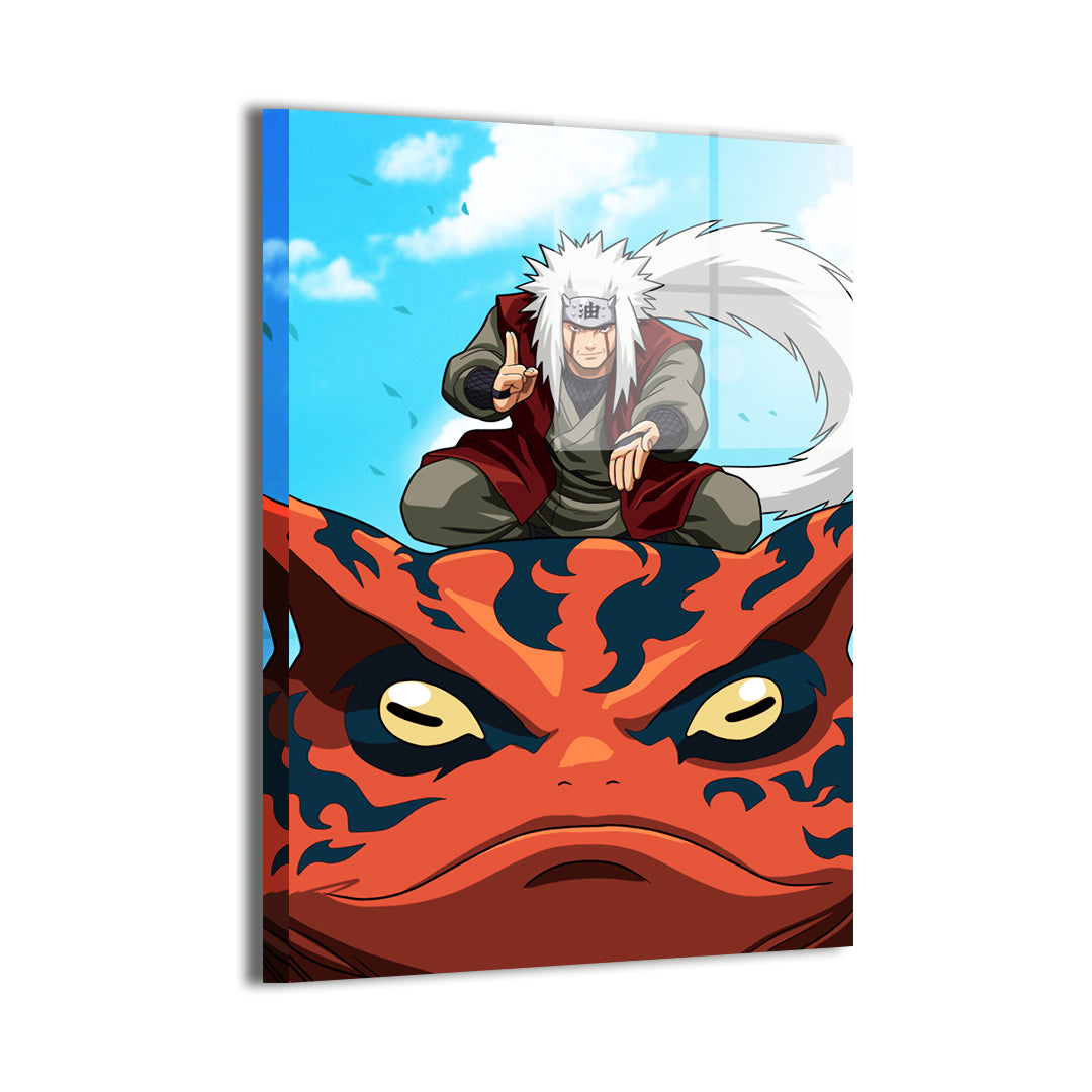 Metal—sleek metallic finish on toad-sage scene; art by Ryan Pasibe.