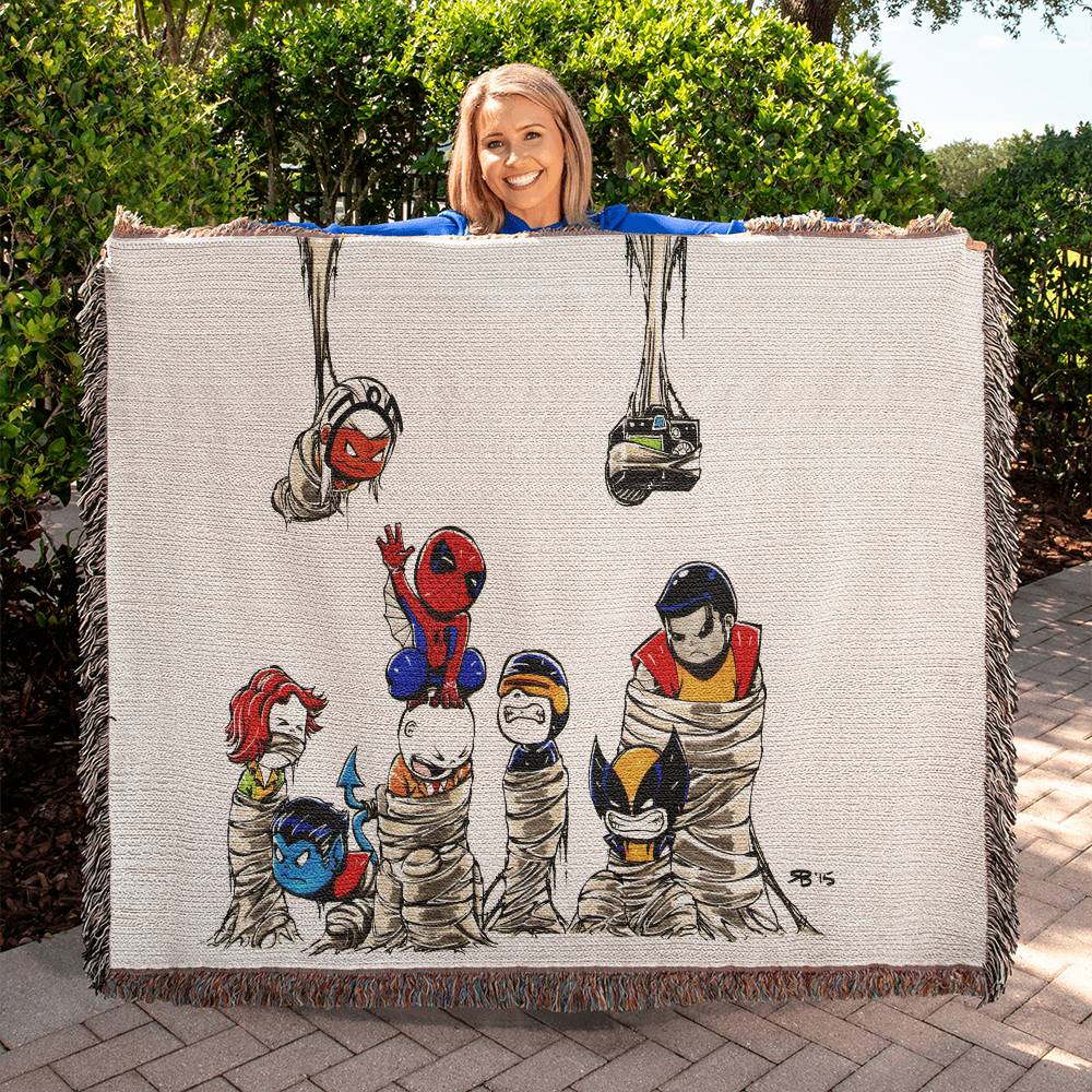 Photo Ops With The X-Men 50X60 Blanket