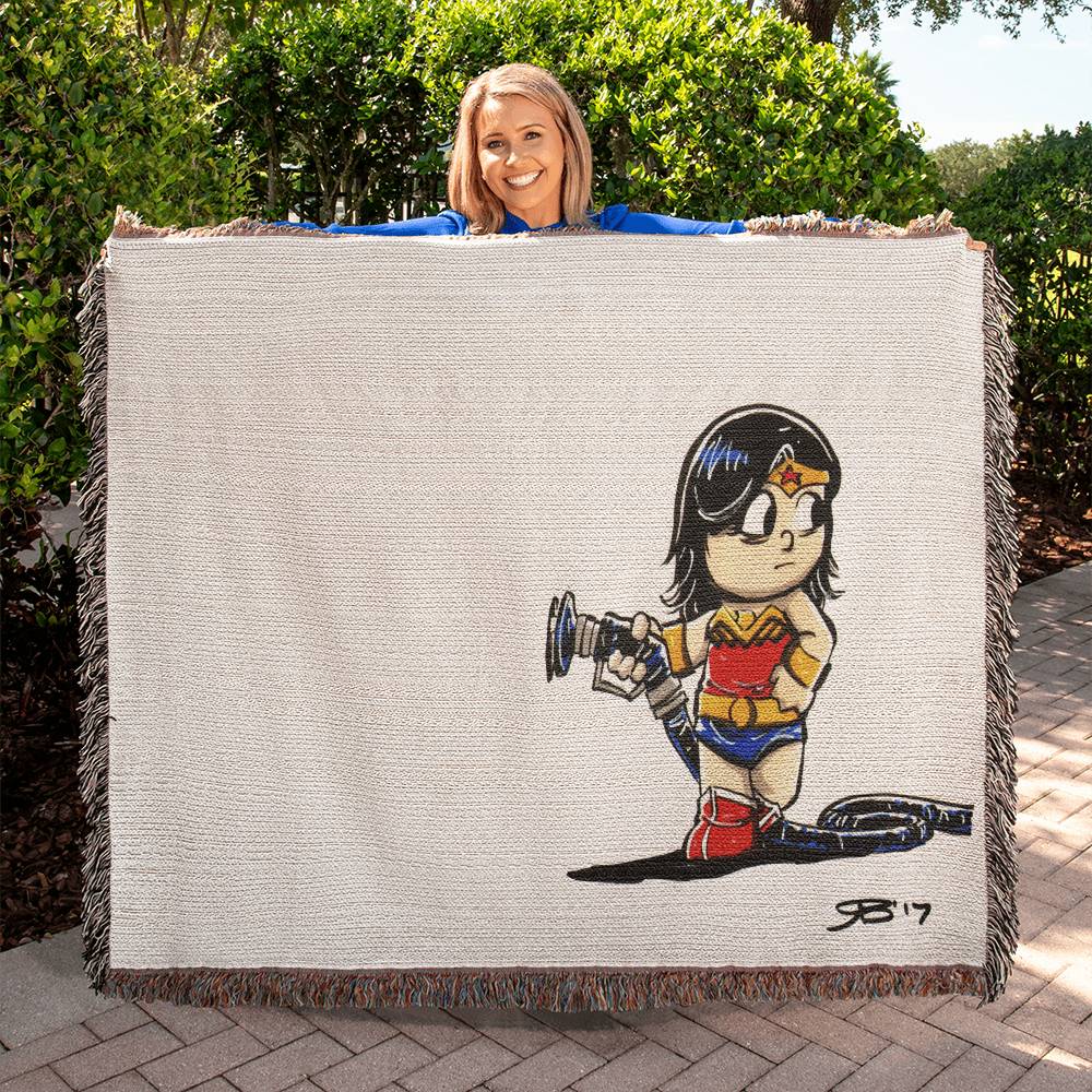 Wonder Woman Invisible Jet Refueling 50X60 Blanket