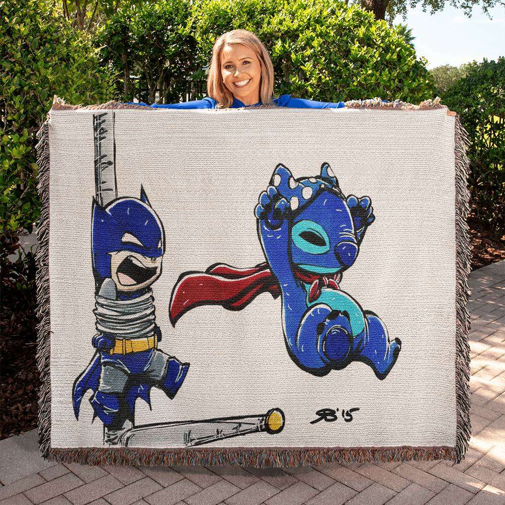 Bat Stitch Crazy 50x60 Blanket